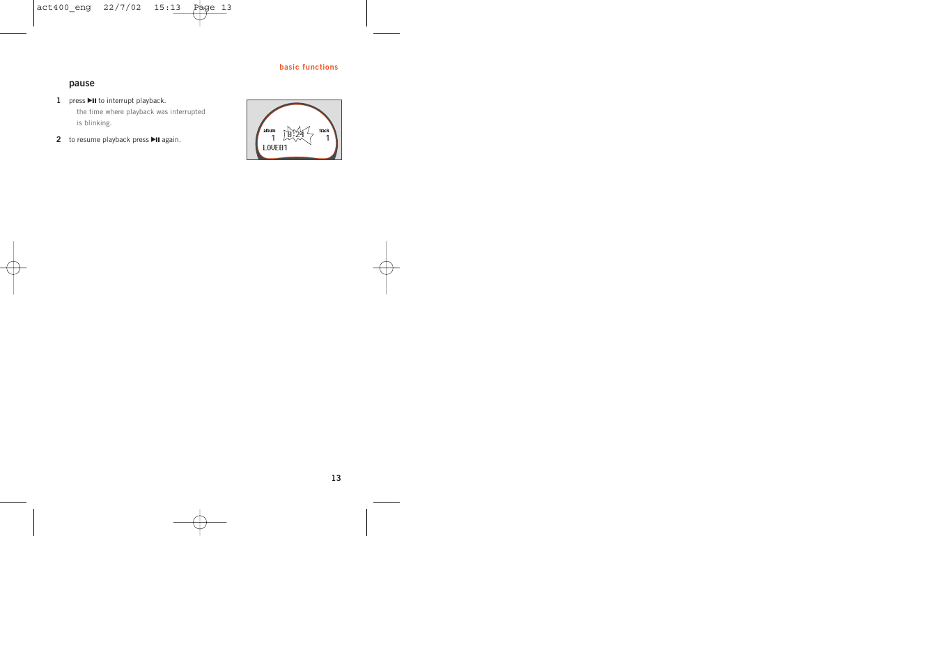 Philips ACT400 User Manual | Page 13 / 25