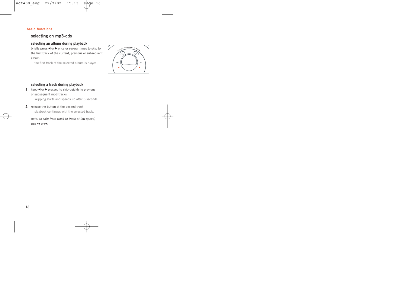 Philips ACT400 User Manual | Page 16 / 25