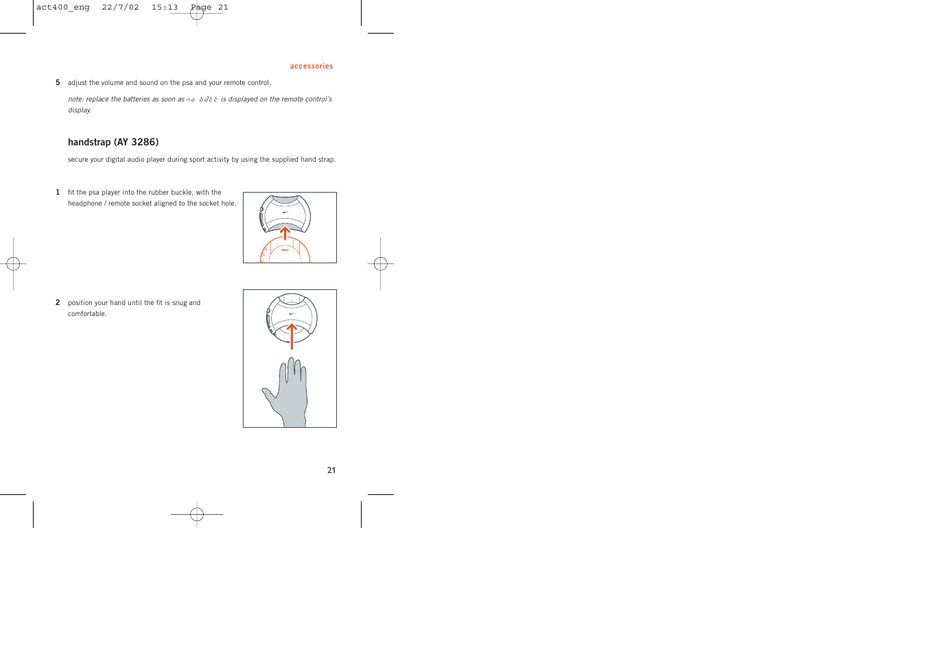 Philips ACT400 User Manual | Page 21 / 25