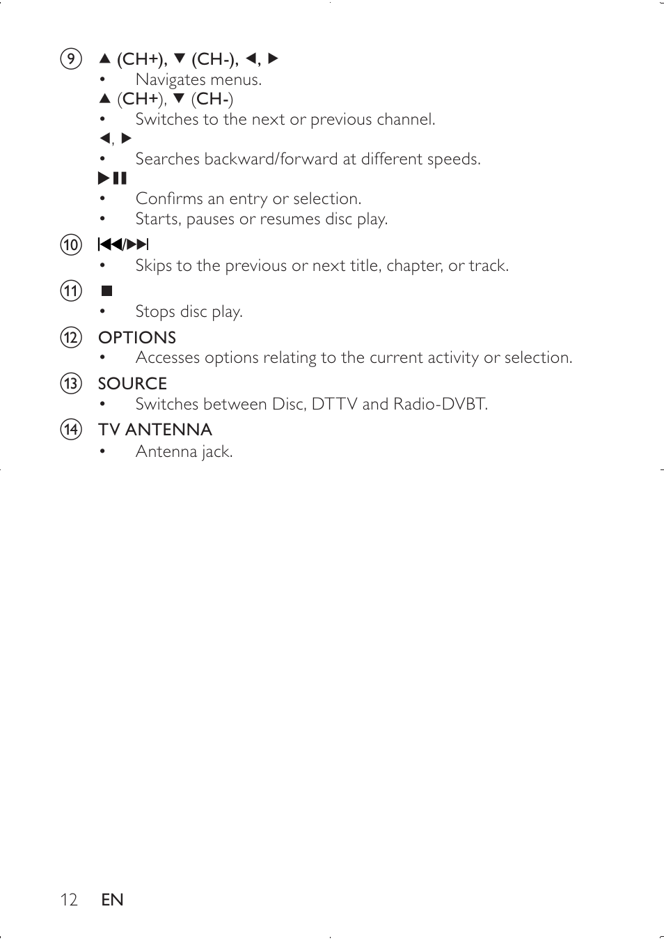 Philips PD7005 User Manual | Page 12 / 28