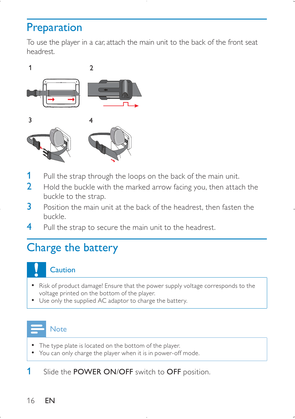 Philips PD7005 User Manual | Page 16 / 28