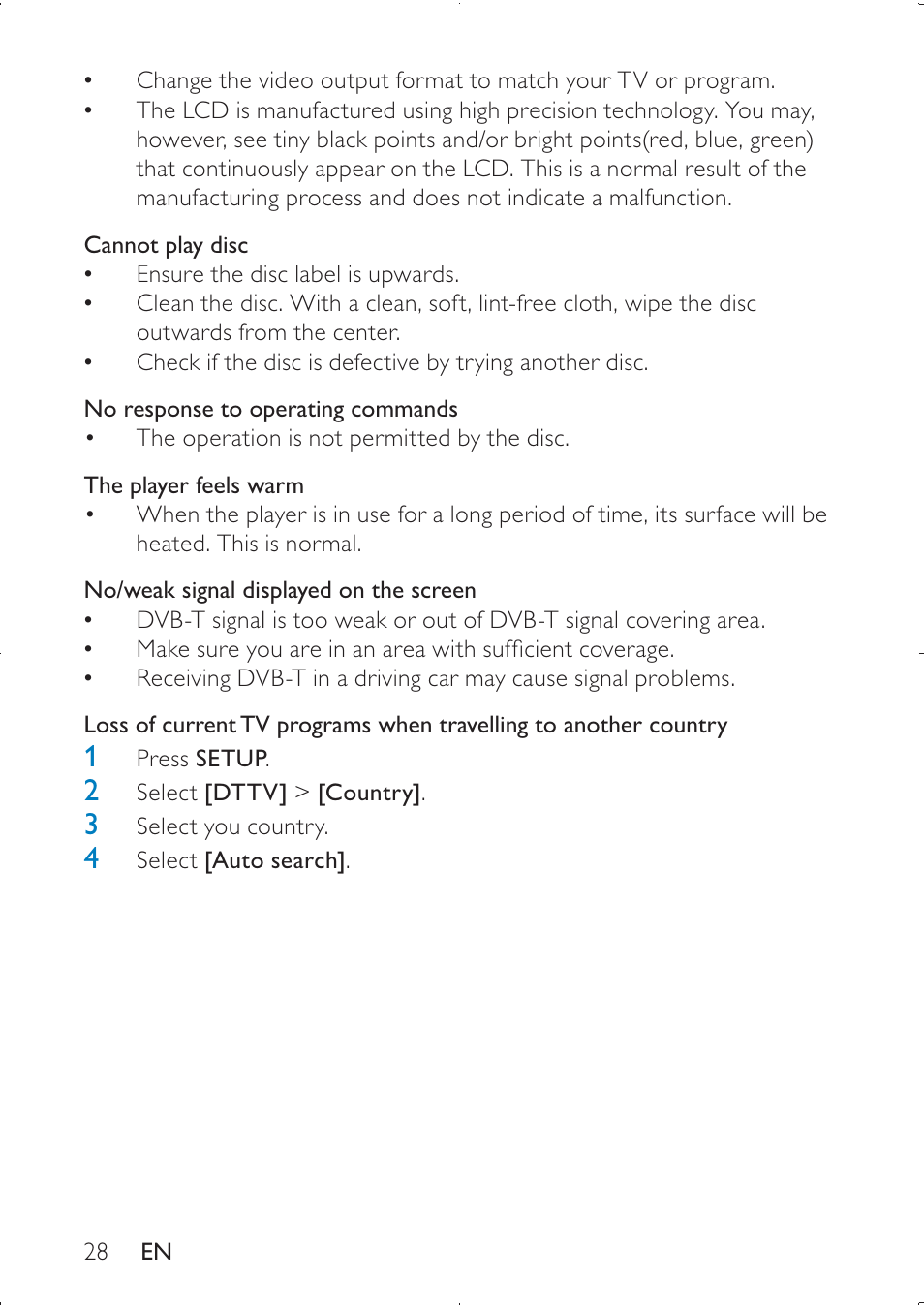 Philips PD7005 User Manual | Page 28 / 28