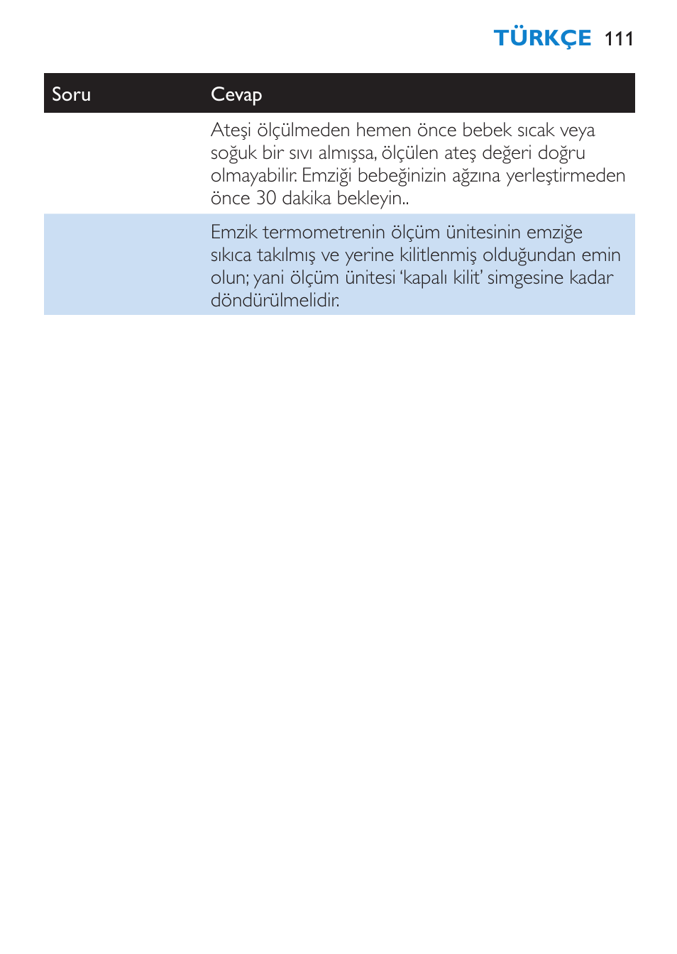 Philips AVENT SCH540 User Manual | Page 111 / 114