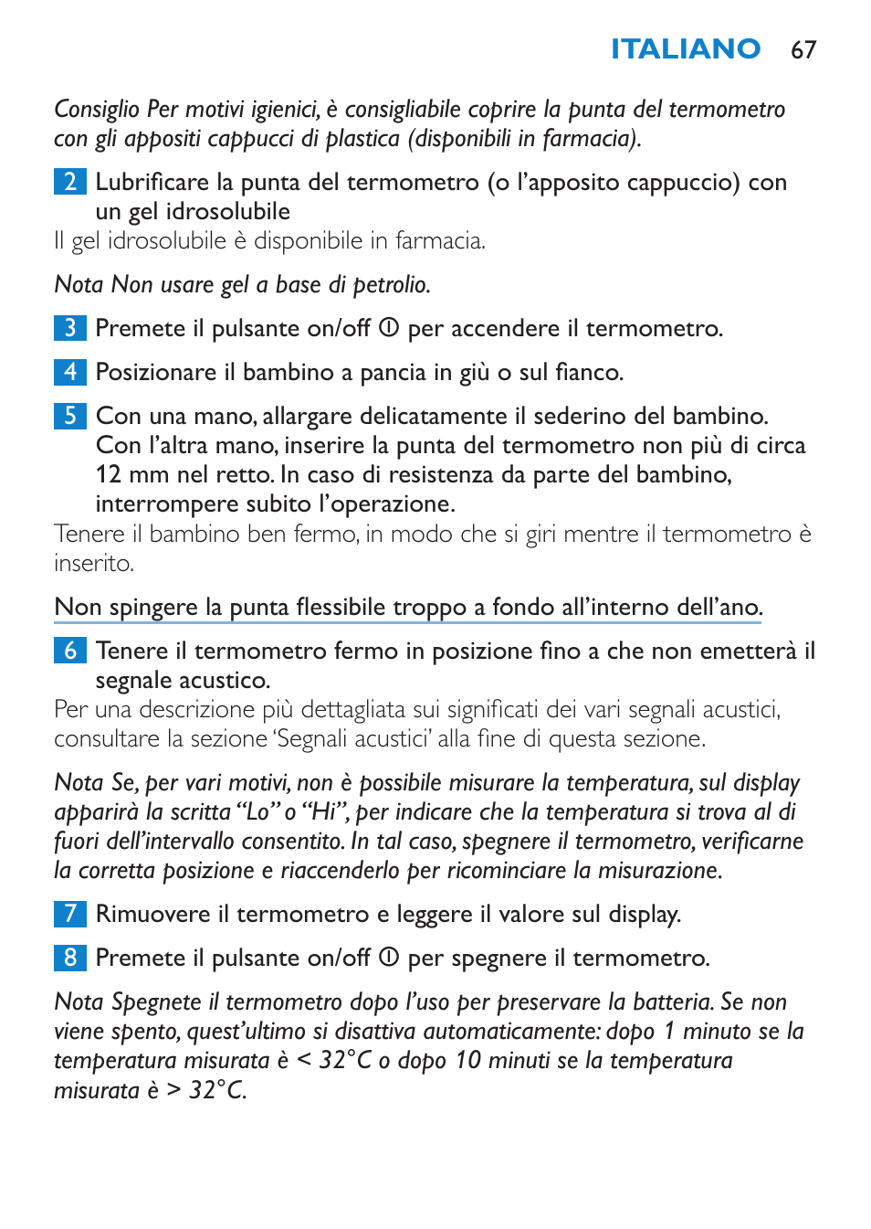 Philips AVENT SCH540 User Manual | Page 67 / 114