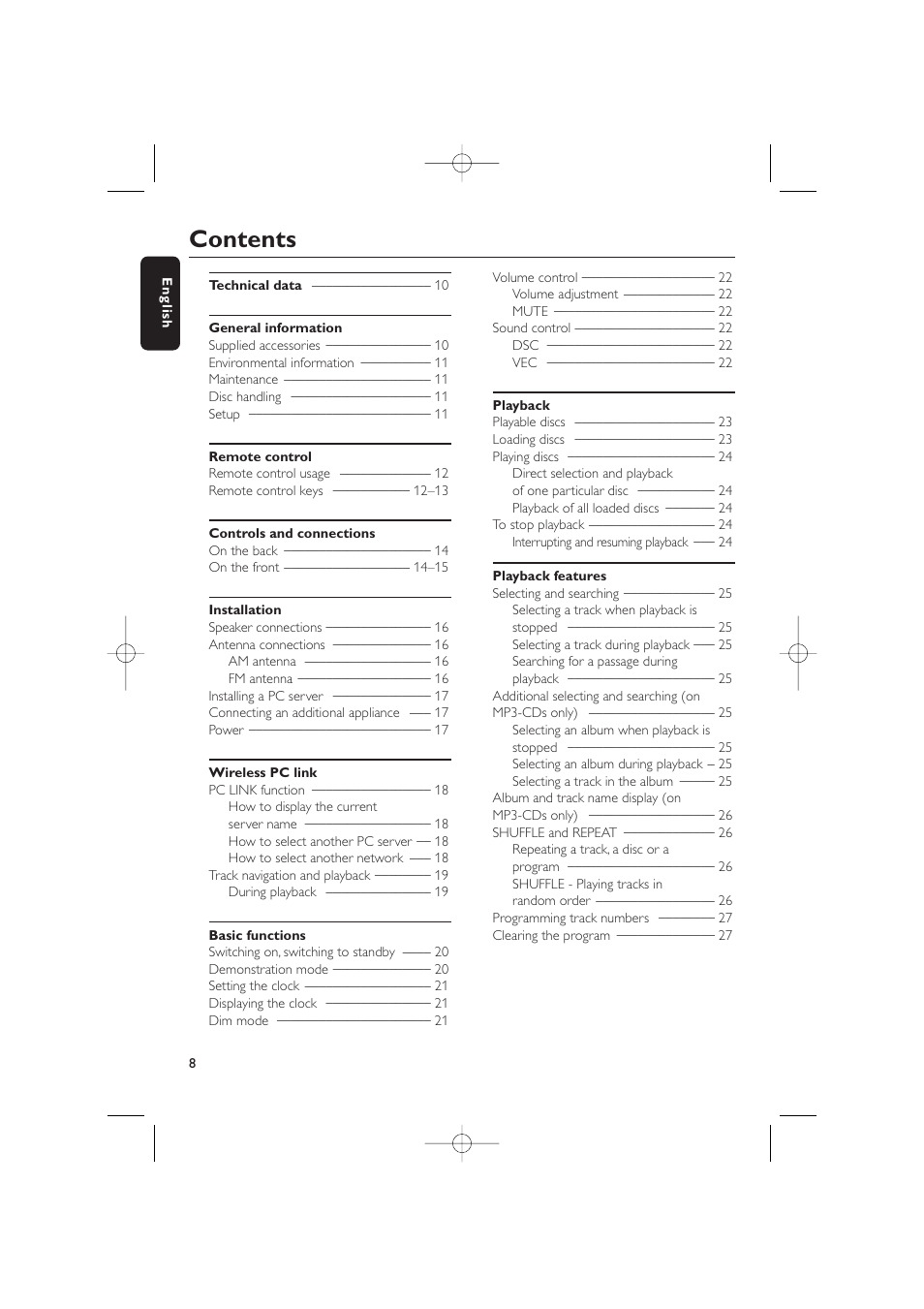 Philips WIRELESS PC LINK MICRO MCW770 User Manual | Page 27 / 61