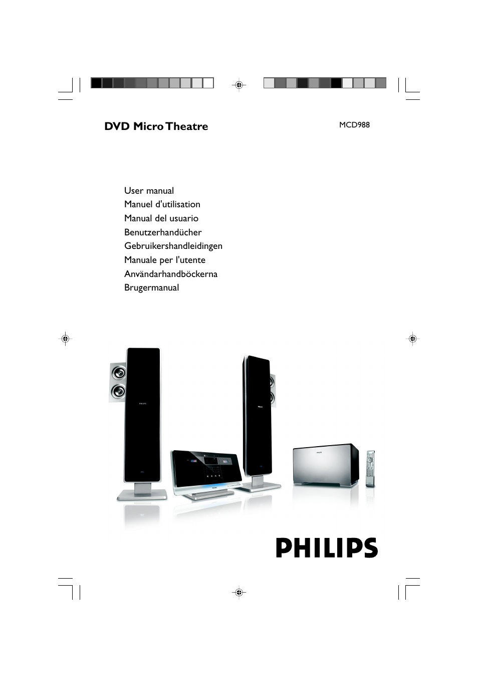 Philips DVD Micro Theater MCD988 User Manual | 46 pages