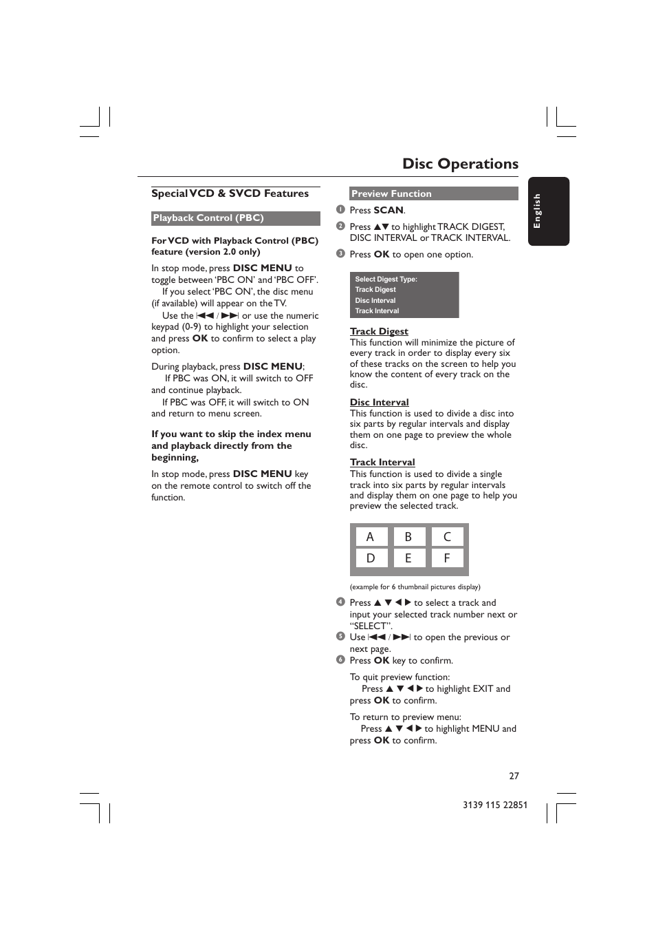 Disc operations | Philips LX3600 User Manual | Page 27 / 46