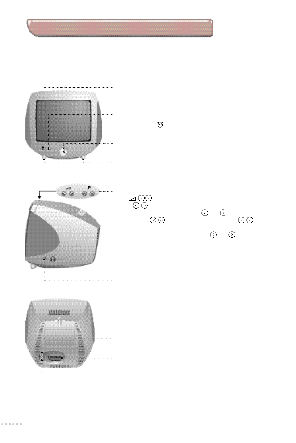 Presentation of the television set | Philips 14PT3685/05 User Manual | Page 2 / 16