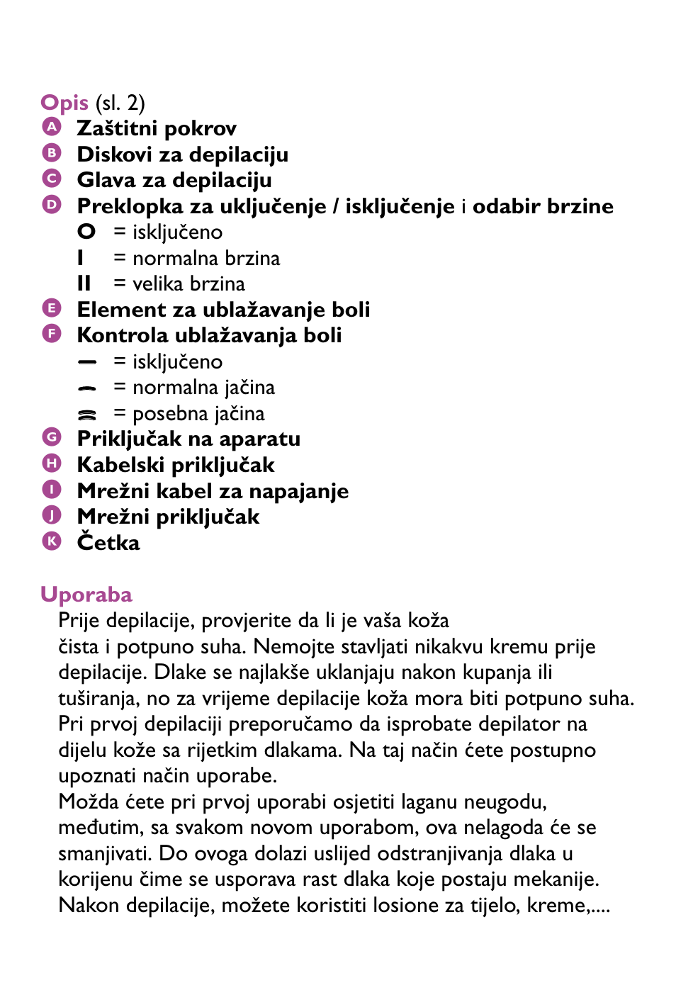 Philips HP6414 User Manual | Page 58 / 76