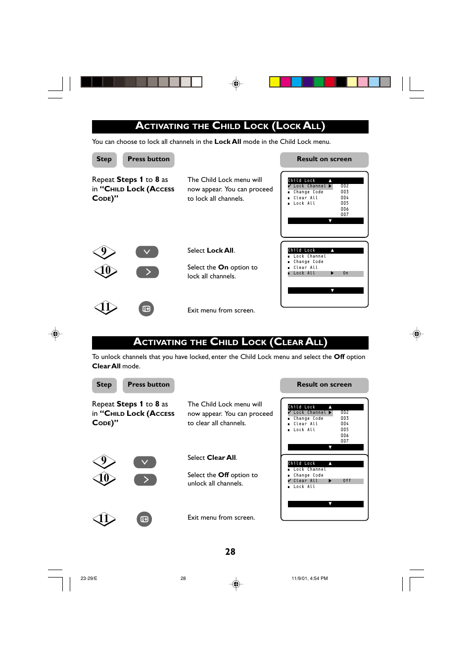 Philips 21PT2252 User Manual | Page 28 / 37
