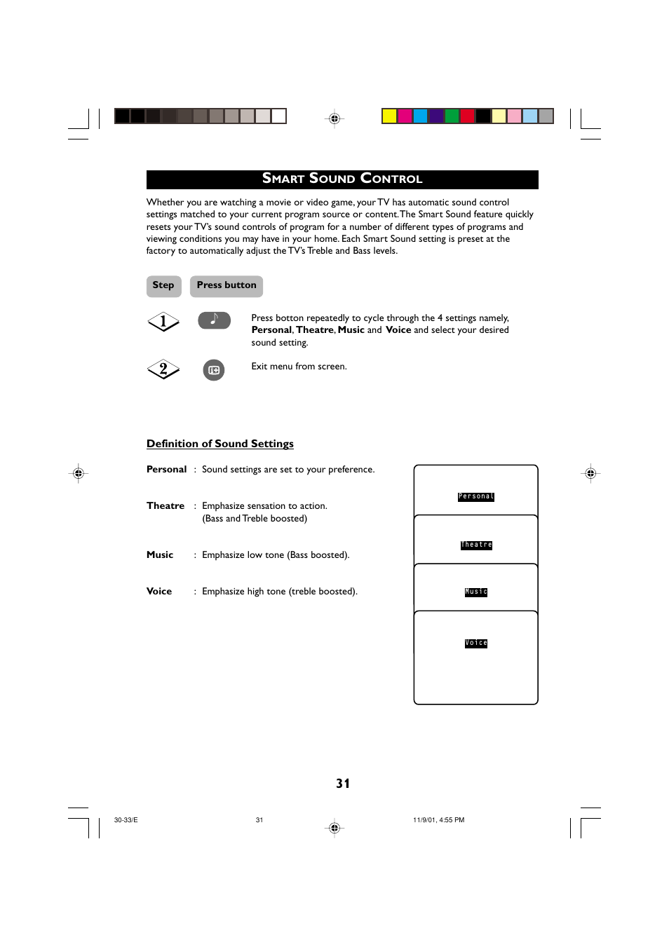 Philips 21PT2252 User Manual | Page 31 / 37