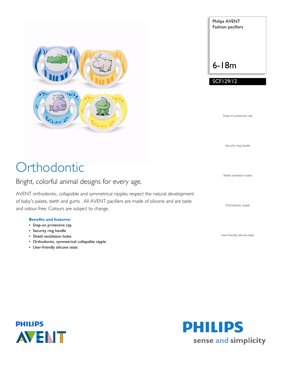 Philips SCF129/12 User Manual | 2 pages