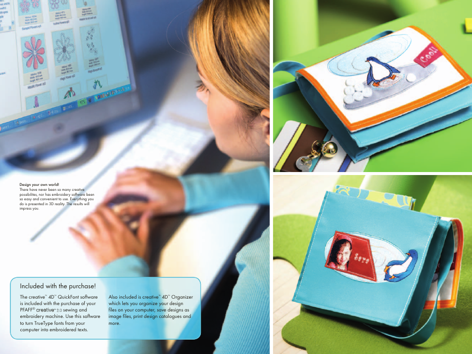 Included with the purchase | Pfaff Ccreative 2.0 User Manual | Page 11 / 12