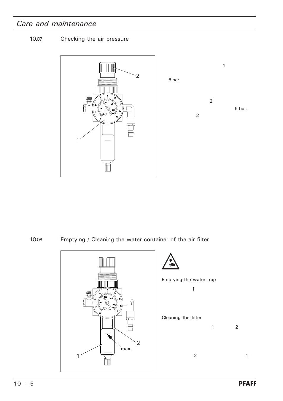 Care and maintenance | Pfaff 1246 User Manual | Page 40 / 82