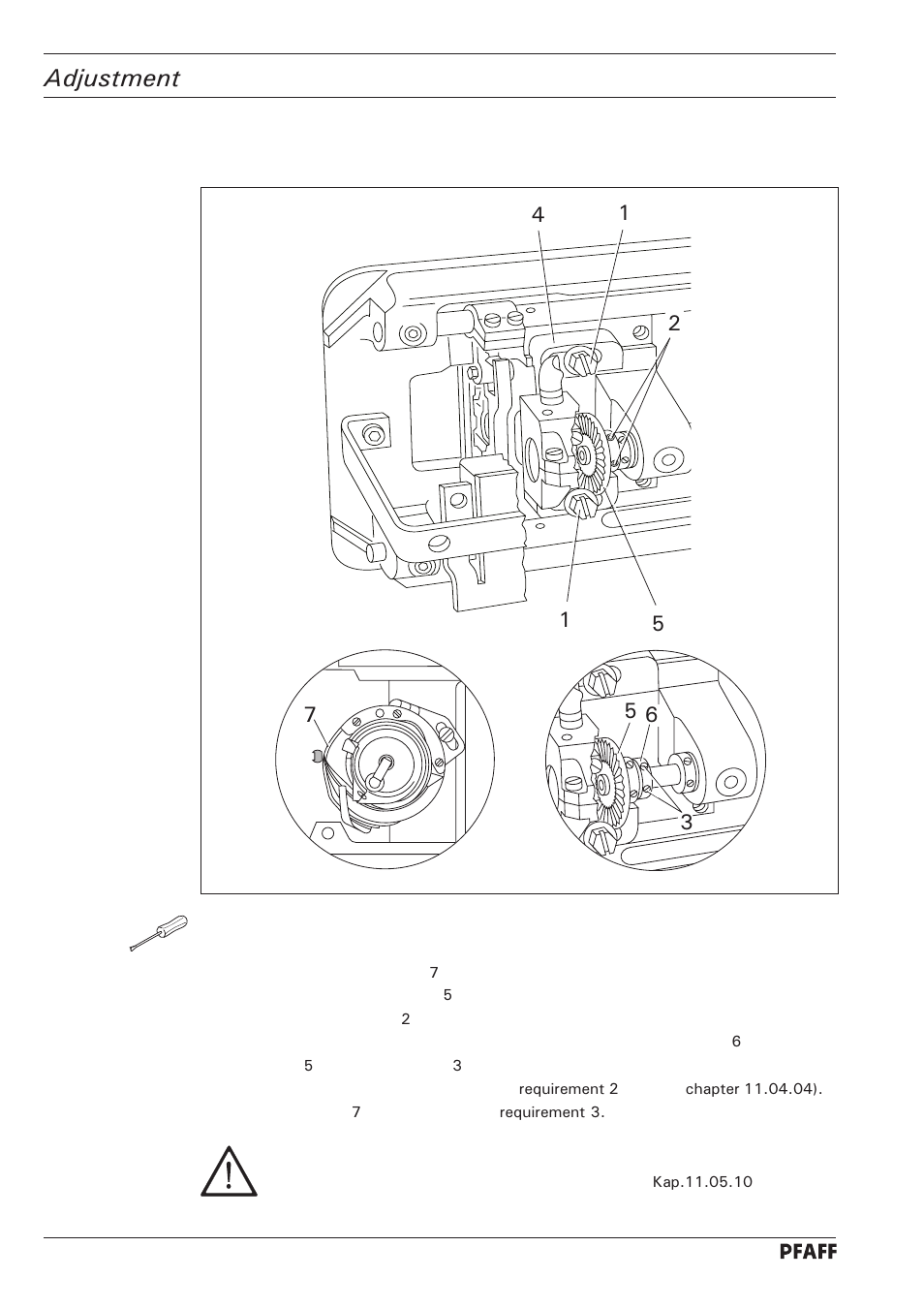 Adjustment | Pfaff 1246 User Manual | Page 50 / 82