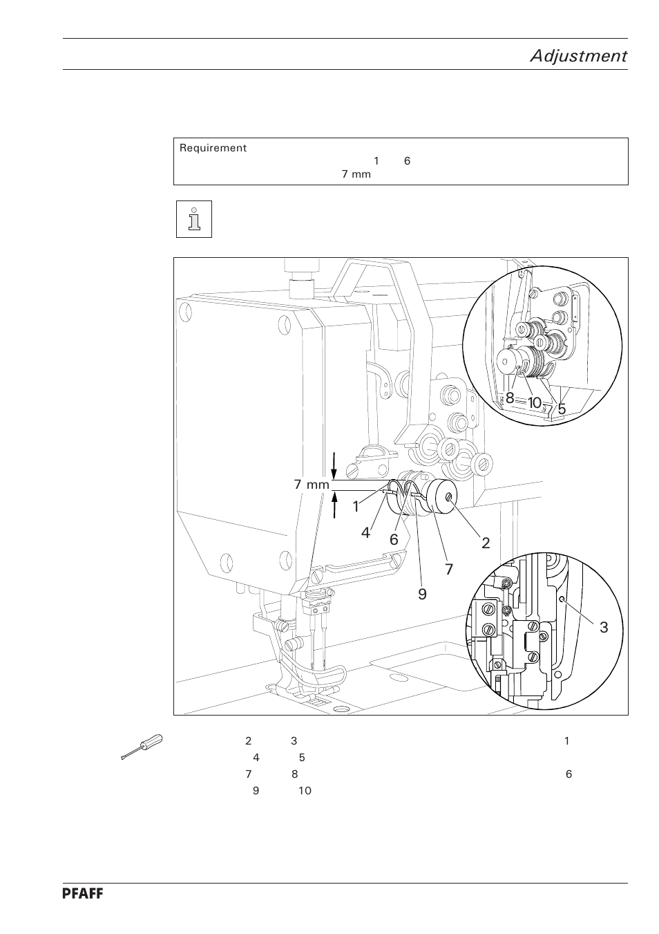 Adjustment | Pfaff 1246 User Manual | Page 57 / 82