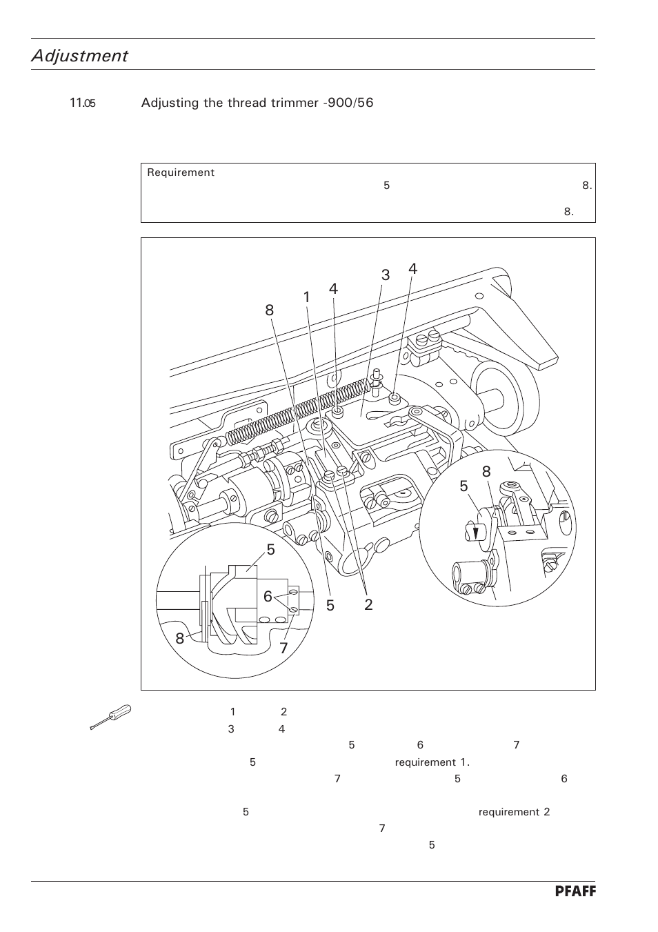 Adjustment | Pfaff 1246 User Manual | Page 60 / 82