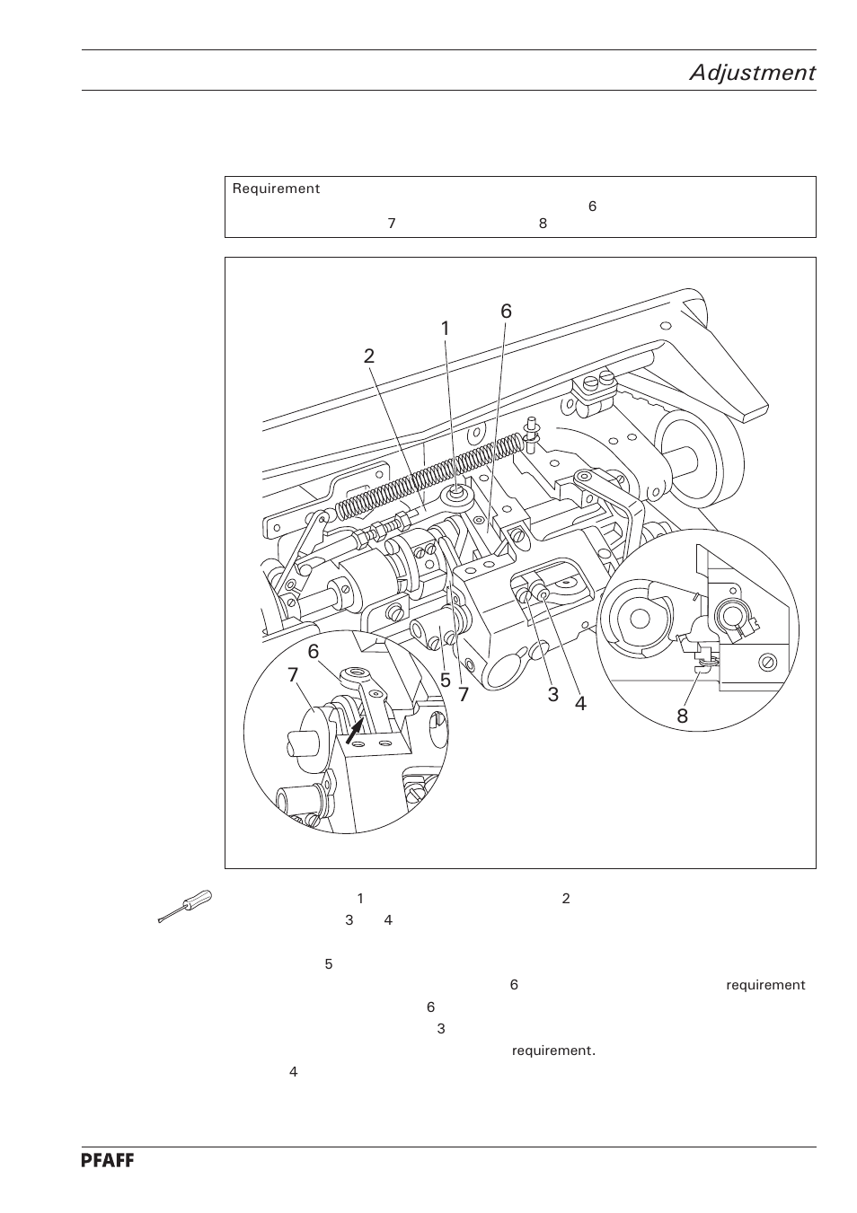 Adjustment | Pfaff 1246 User Manual | Page 61 / 82