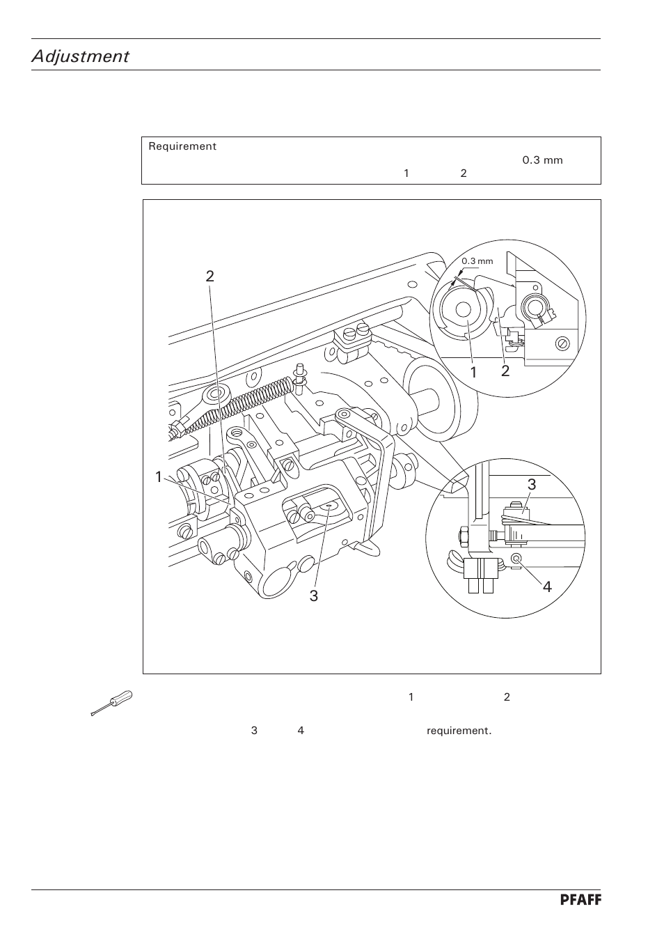 Adjustment | Pfaff 1246 User Manual | Page 62 / 82