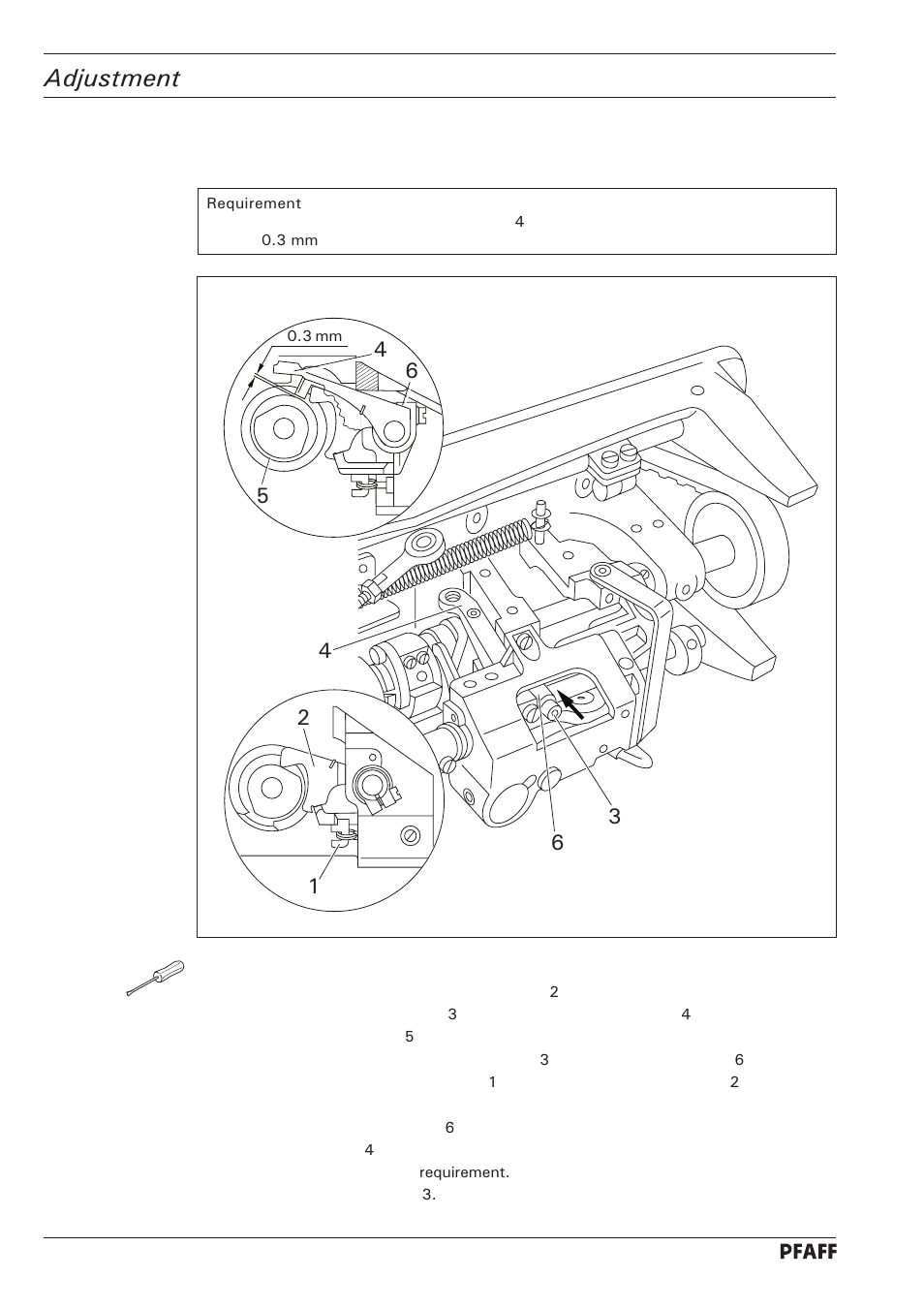 Adjustment | Pfaff 1246 User Manual | Page 64 / 82