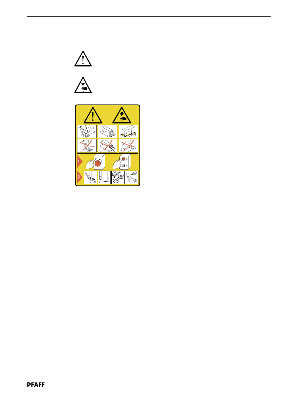 Safety | Pfaff 1246 User Manual | Page 7 / 82
