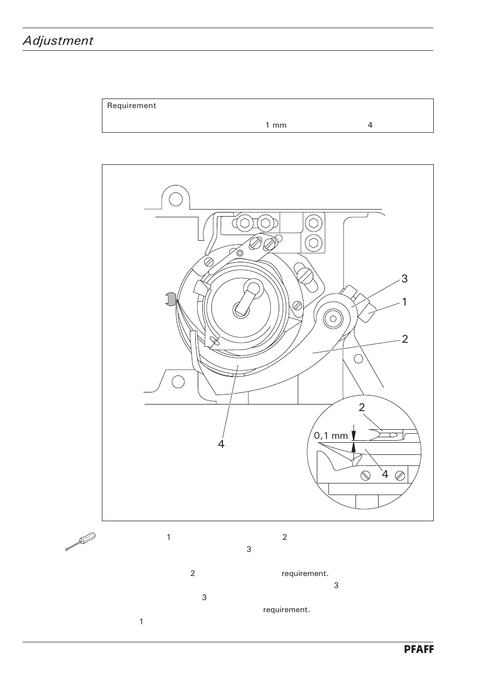 Adjustment | Pfaff 1246 User Manual | Page 70 / 82