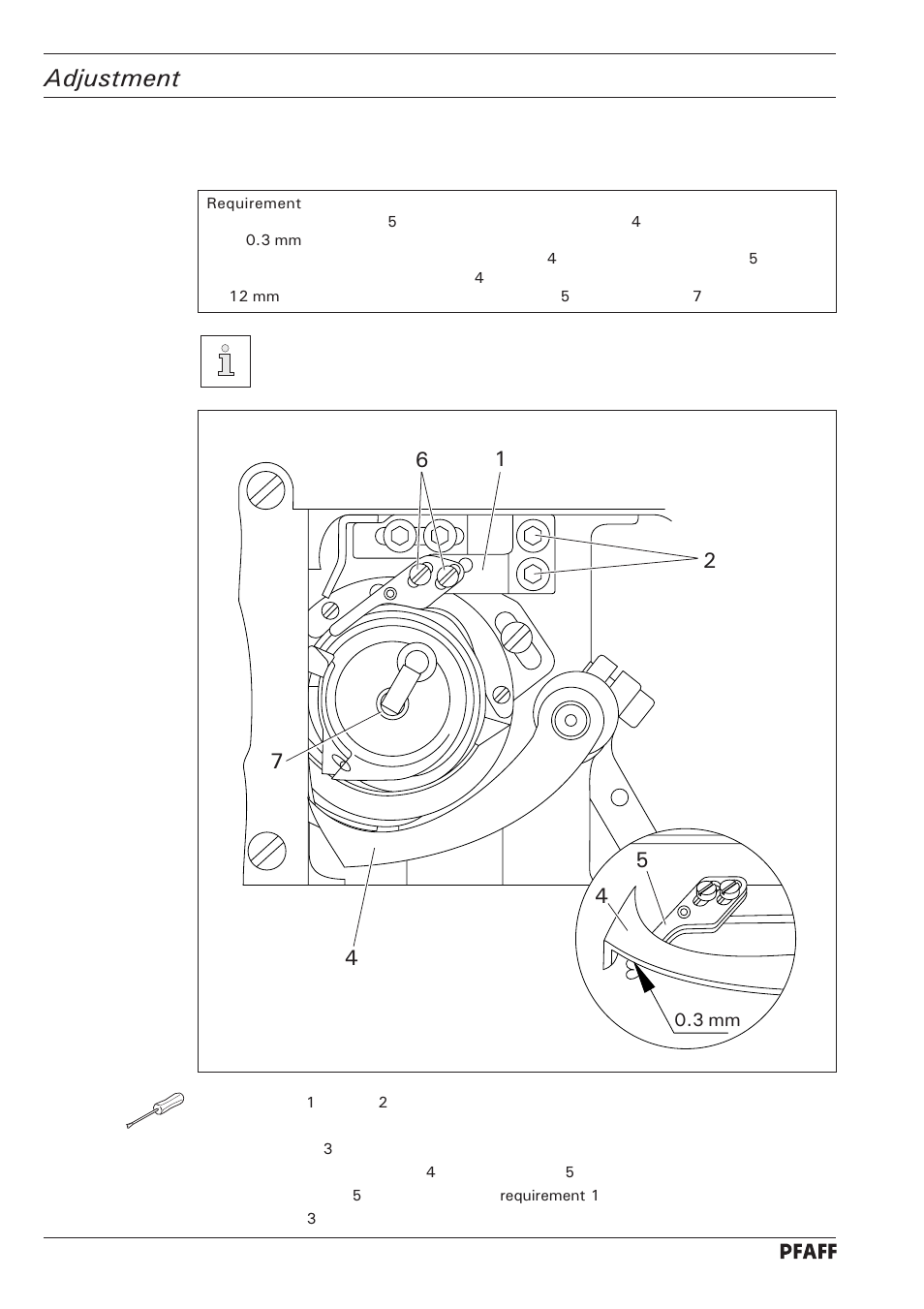 Adjustment | Pfaff 1246 User Manual | Page 74 / 82