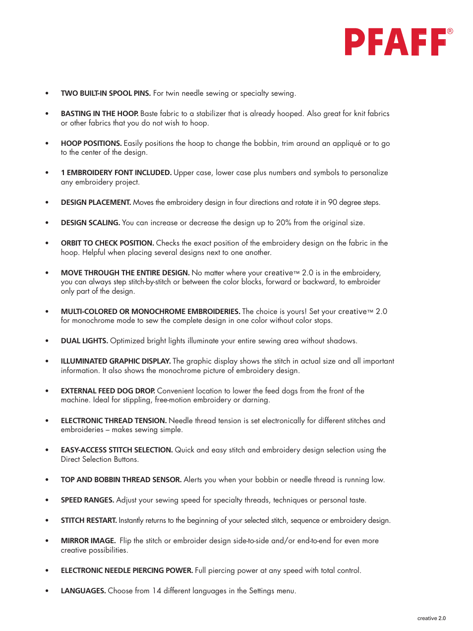 Pfaff 2 User Manual | Page 3 / 4