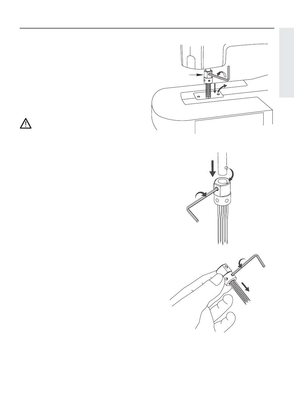 Maintenance, Changing the needle(s) | Pfaff HOBBY 350P User Manual | Page 11 / 56