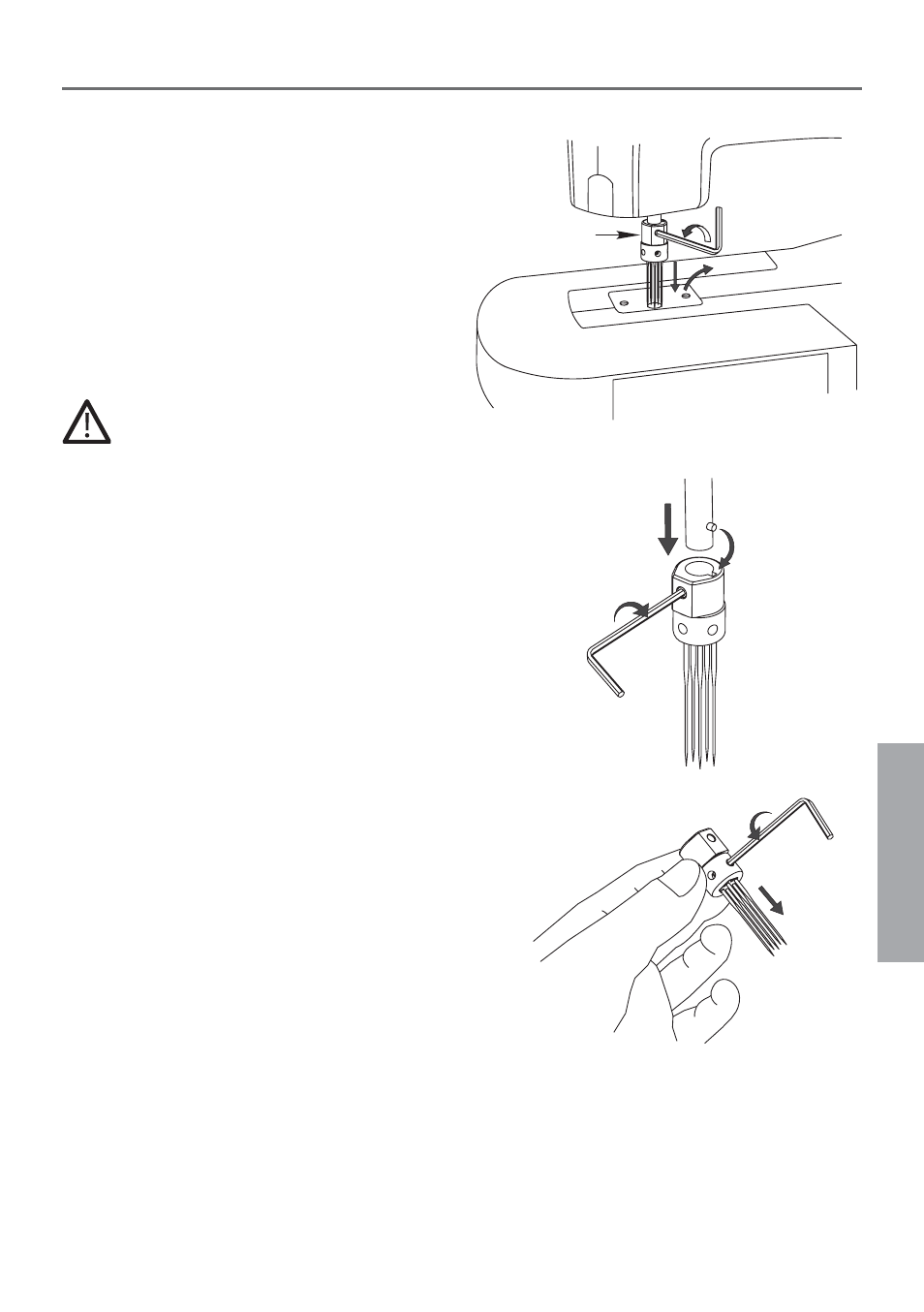 Manutenzione, Sostituzione dell’ago o degli aghi | Pfaff HOBBY 350P User Manual | Page 41 / 56