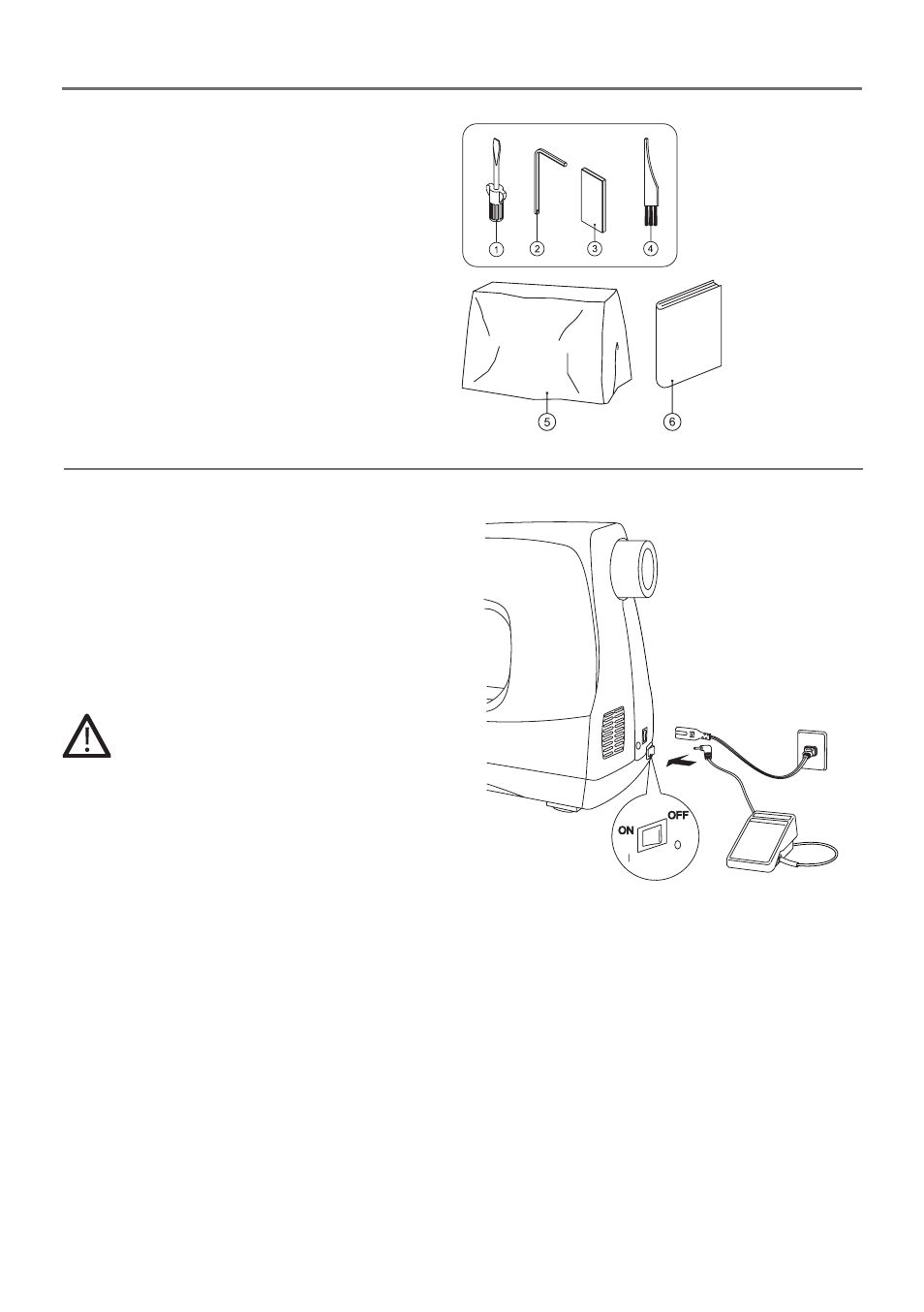 Toebehoren, Instellen | Pfaff HOBBY 350P User Manual | Page 46 / 56