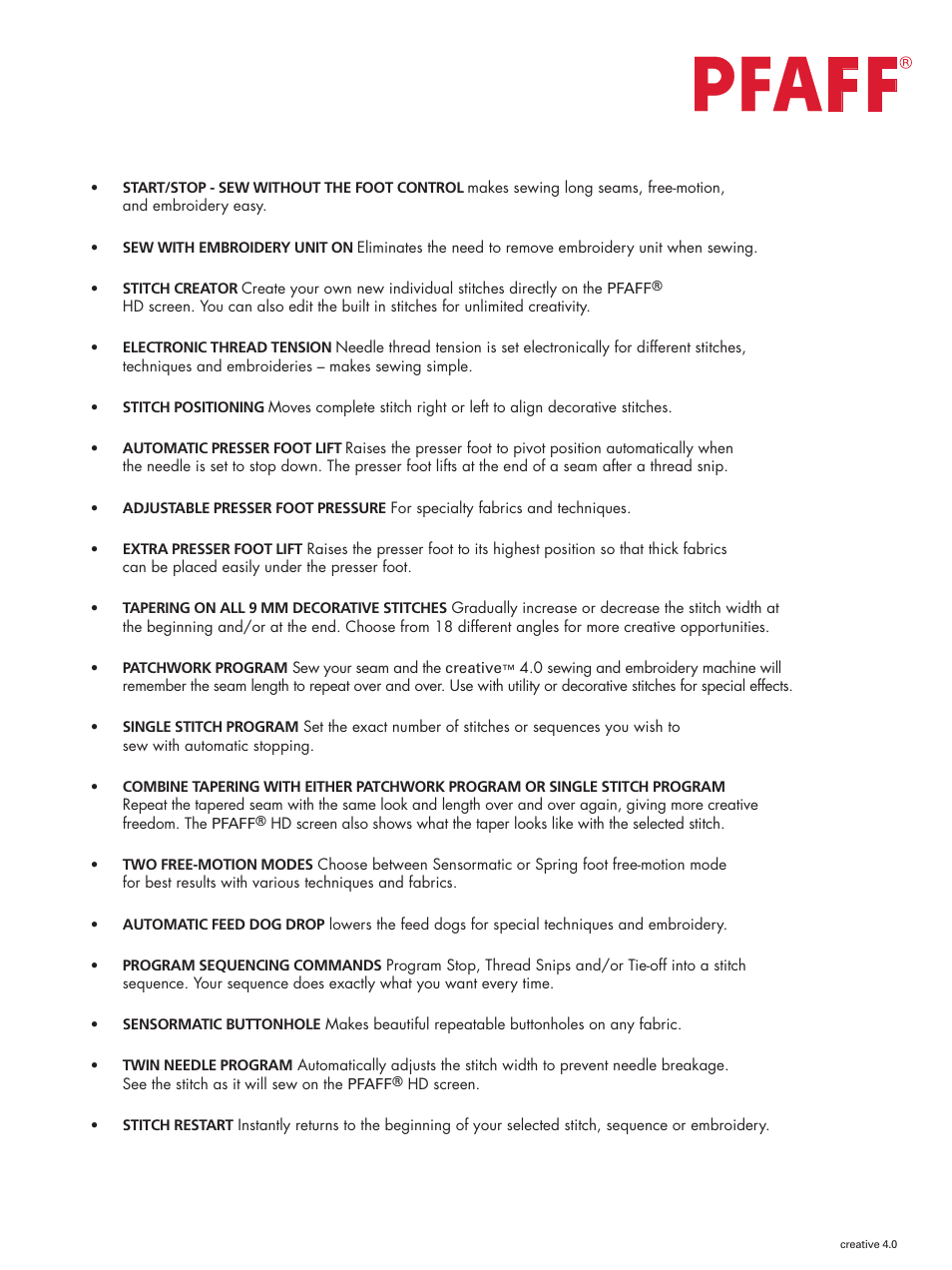 Pfaff 4 User Manual | Page 3 / 5