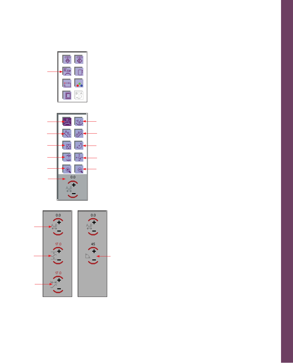 Embr oidery, Arcing: embroidery combinations | Pfaff 2170 User Manual | Page 128 / 179