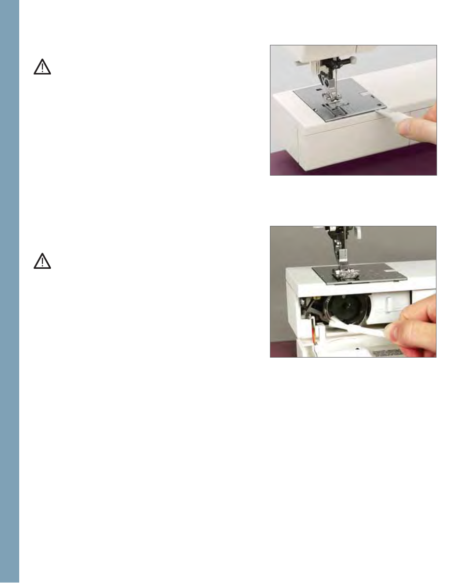 Maintenance, Changing the needle plate, Cleaning | Pfaff 2170 User Manual | Page 169 / 179