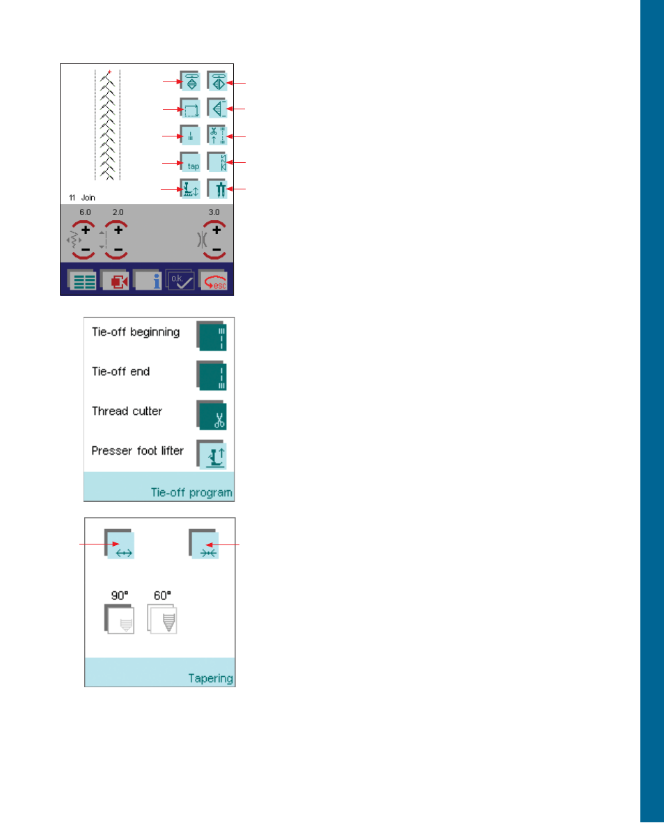 Sewing, Sewing mode functions | Pfaff 2170 User Manual | Page 46 / 179