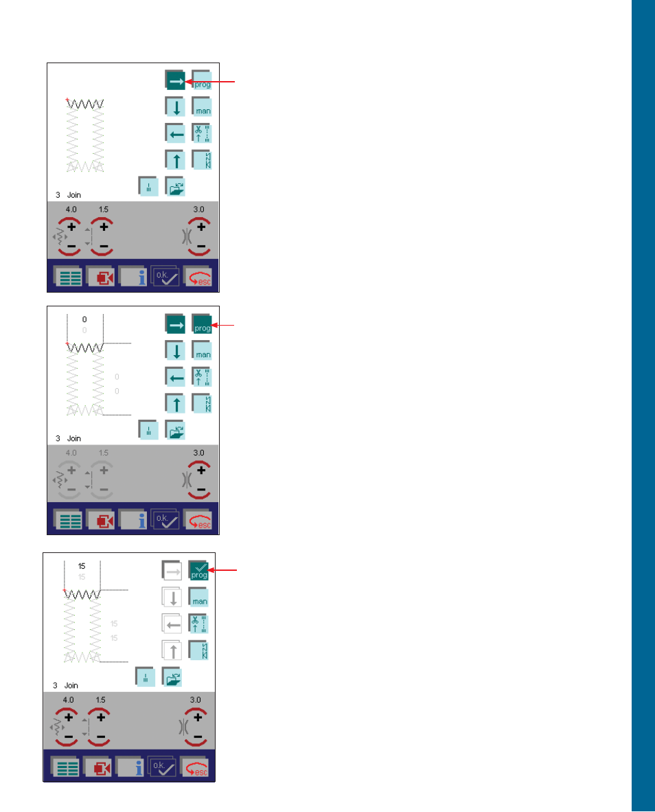 Sewing, Four sewing directions | Pfaff 2170 User Manual | Page 66 / 179