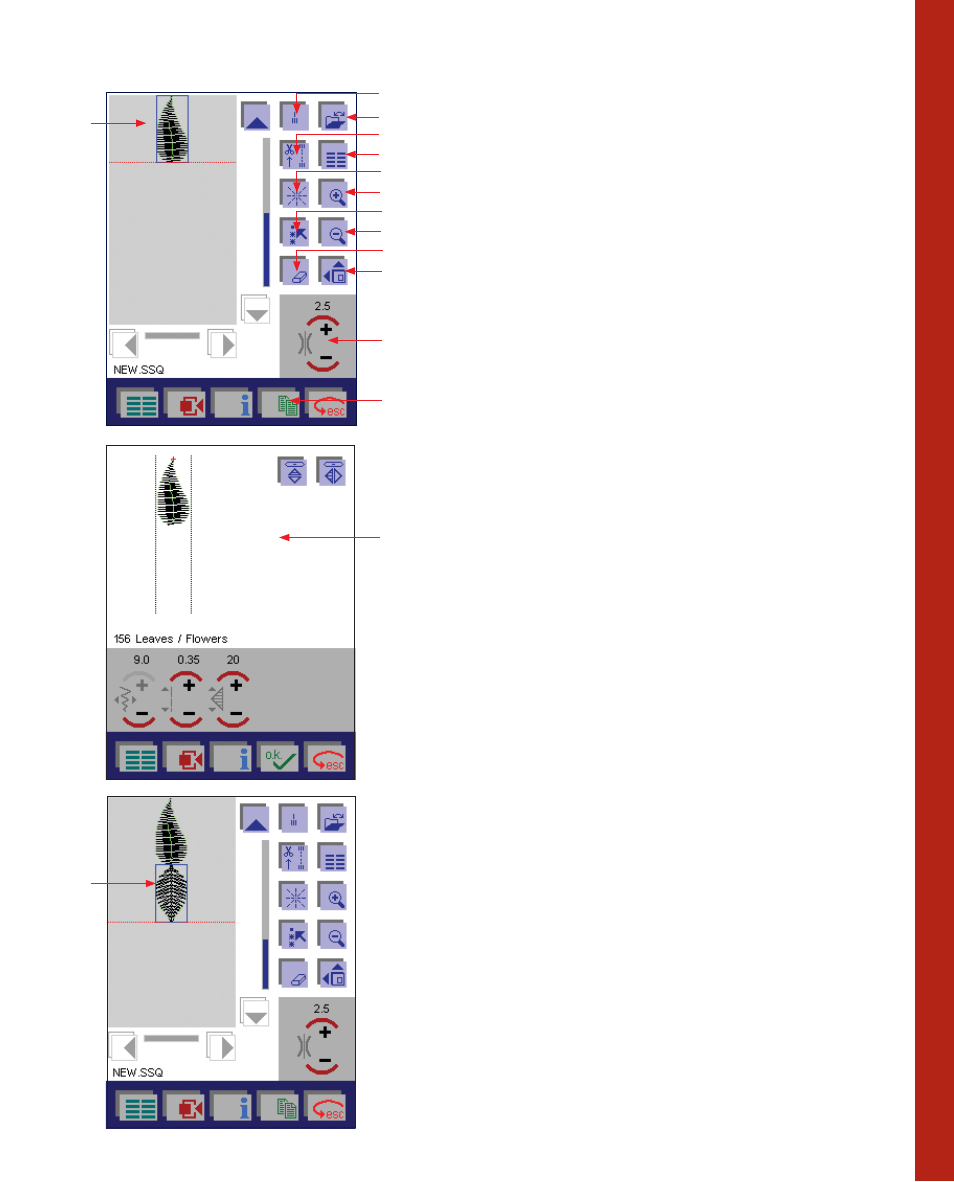 Decor ative sewing | Pfaff 2170 User Manual | Page 74 / 179