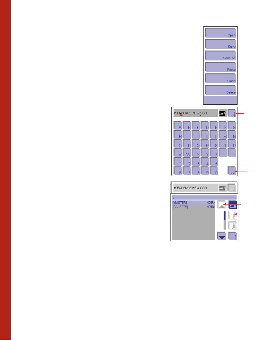 Decor ative sewing, Save a sewing sequence | Pfaff 2170 User Manual | Page 77 / 179