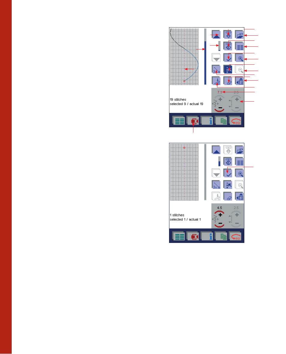 Decor ative sewing | Pfaff 2170 User Manual | Page 81 / 179