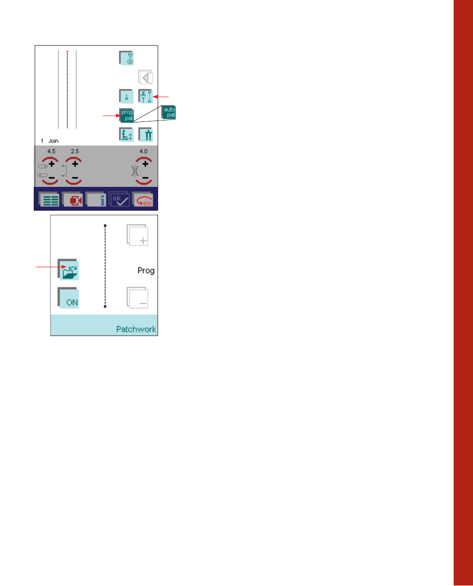 Decor ative sewing | Pfaff 2170 User Manual | Page 86 / 179