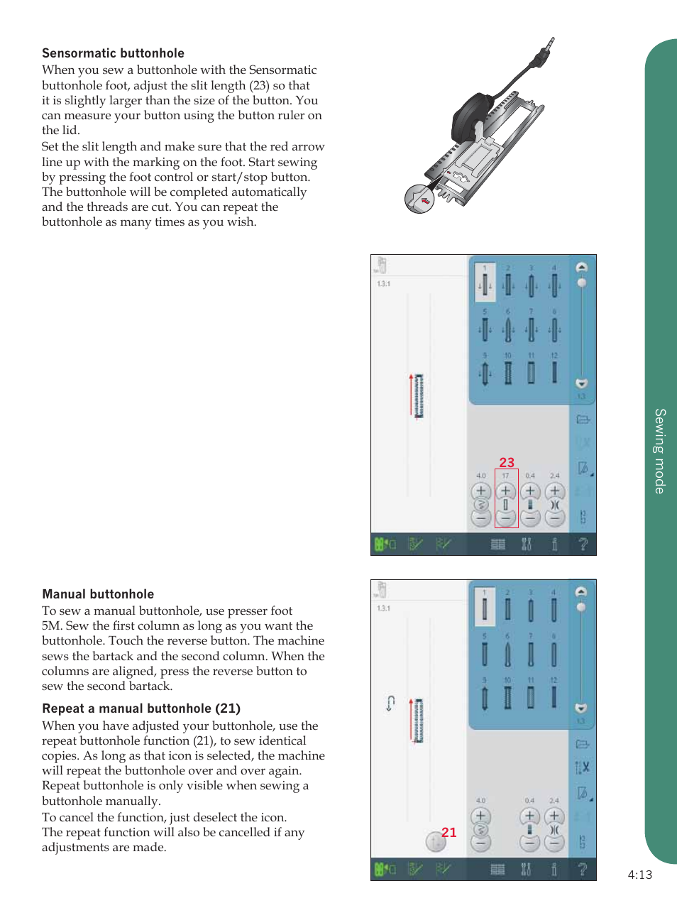 Pfaff Sewing Machine User Manual | Page 13 / 18