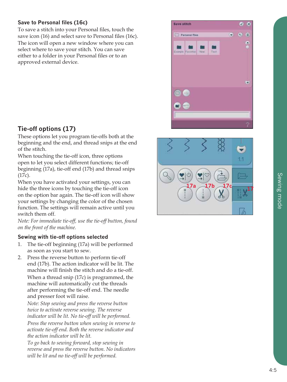 Pfaff Sewing Machine User Manual | Page 5 / 18