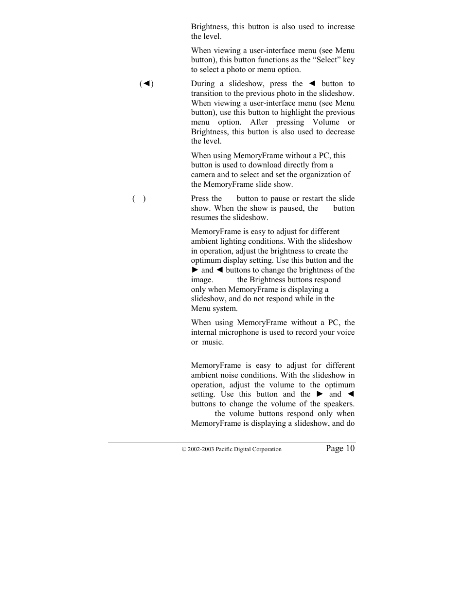 Pacific Digital MF-810 User Manual | Page 13 / 68