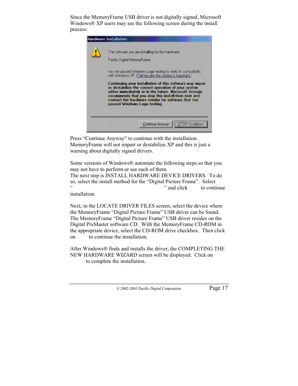 Pacific Digital MF-810 User Manual | Page 20 / 68