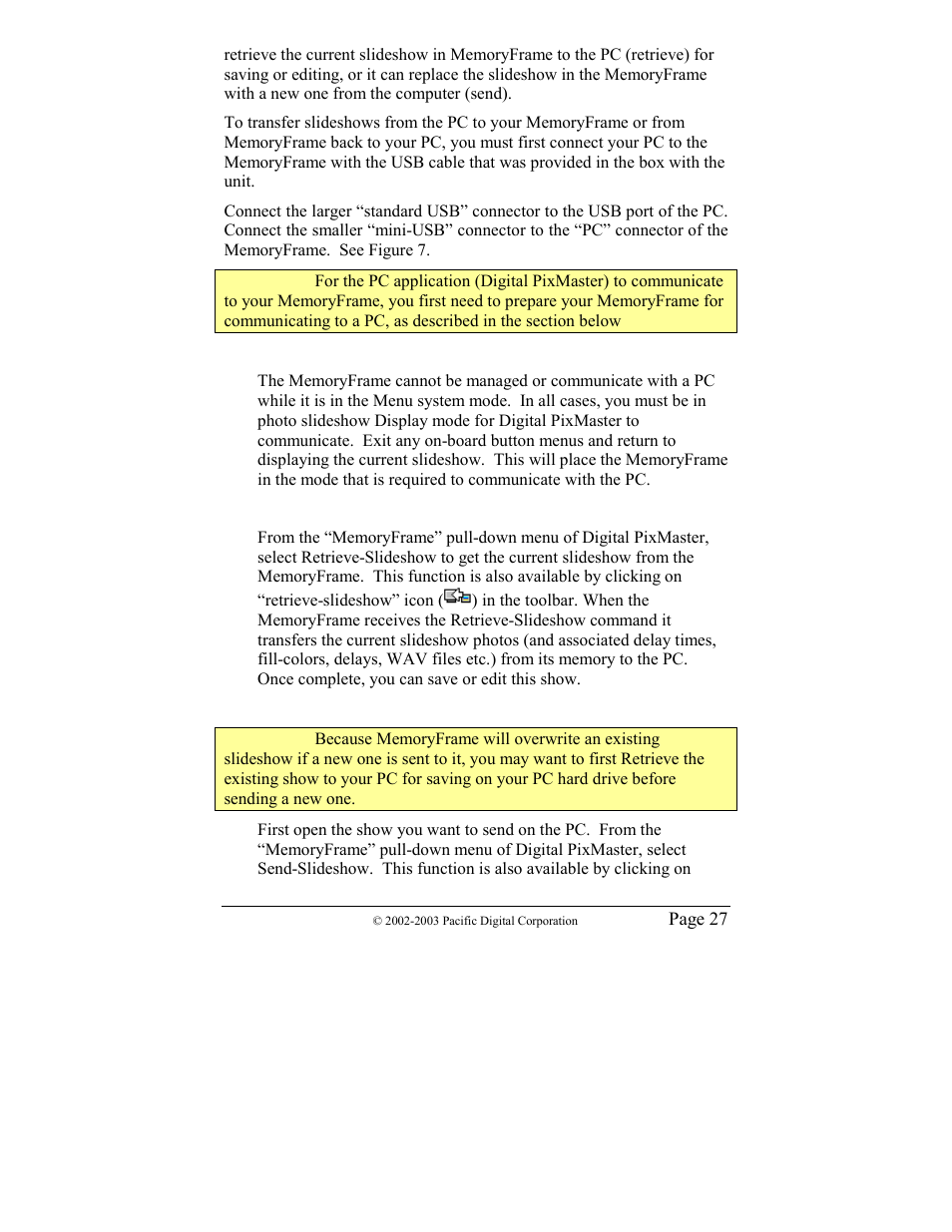Pacific Digital MF-810 User Manual | Page 30 / 68