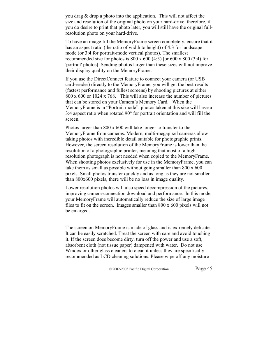 Decorative 8x10 frames | Pacific Digital MF-810 User Manual | Page 48 / 68