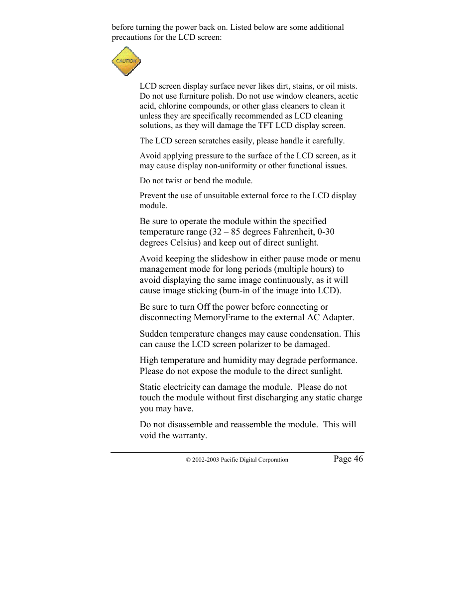 Pacific Digital MF-810 User Manual | Page 49 / 68