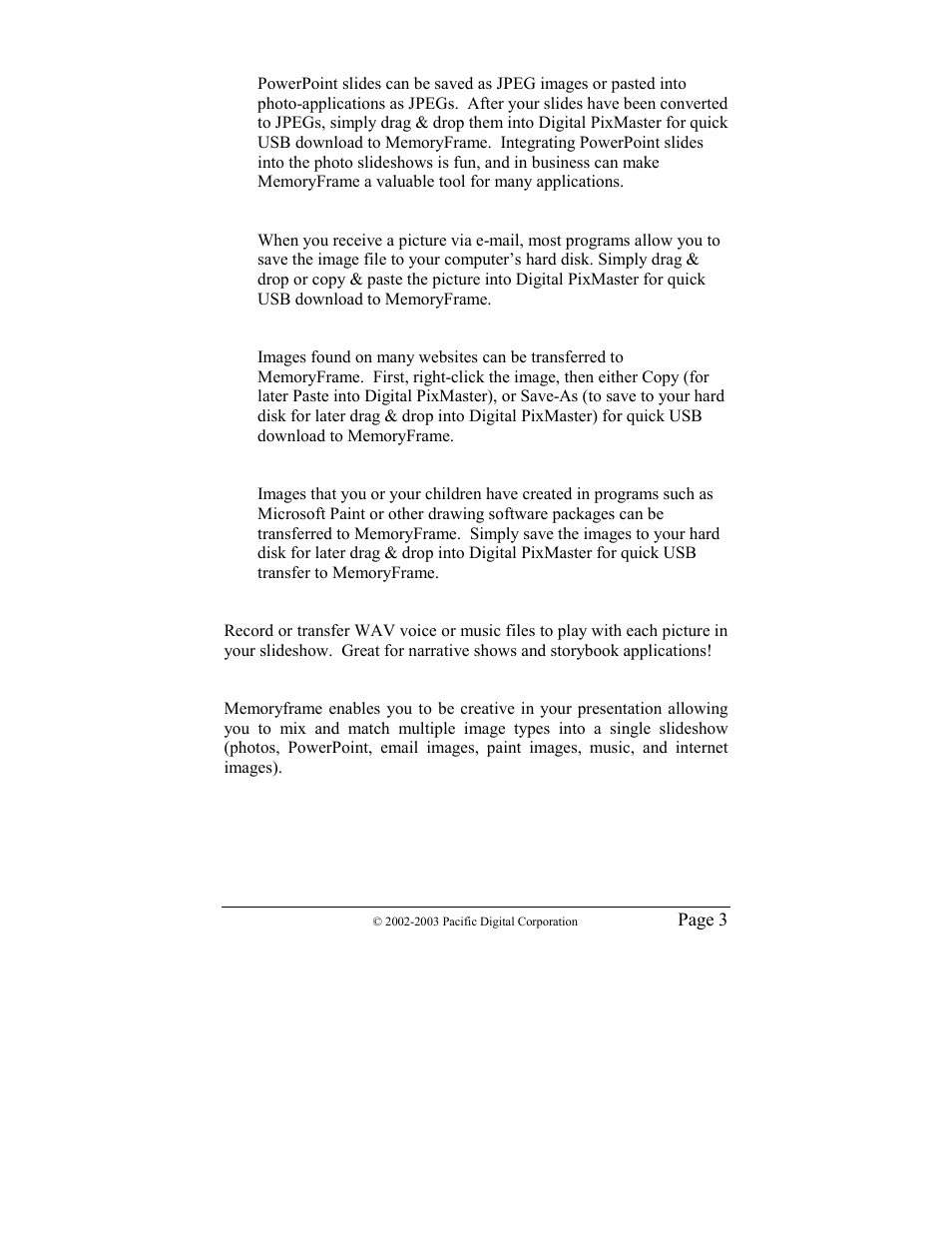 Pacific Digital MF-810 User Manual | Page 6 / 68