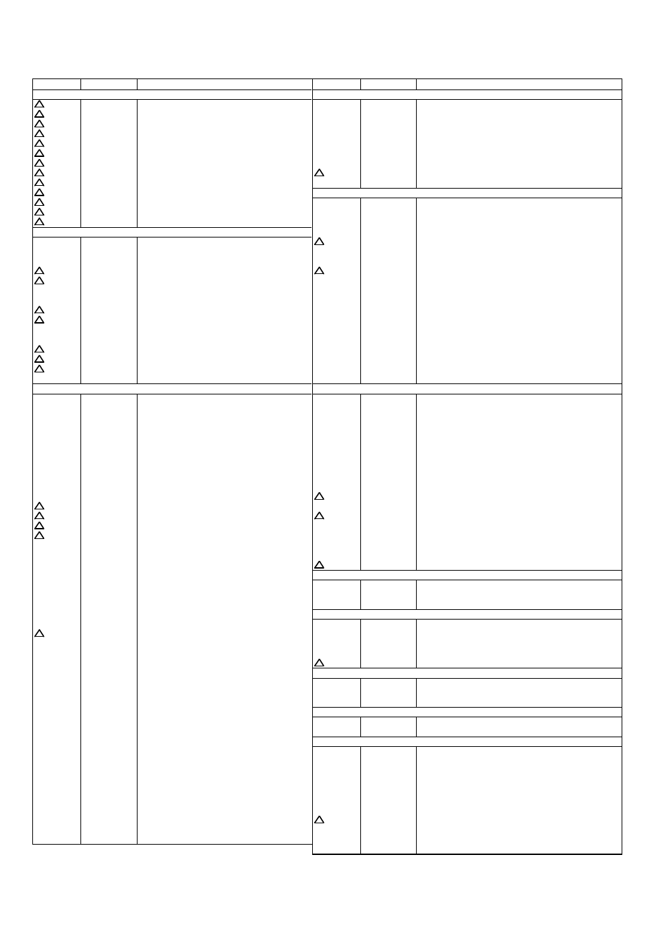 Electrical replacement parts list, J2-1 | Pacific Digital PTV3606 User Manual | Page 32 / 66