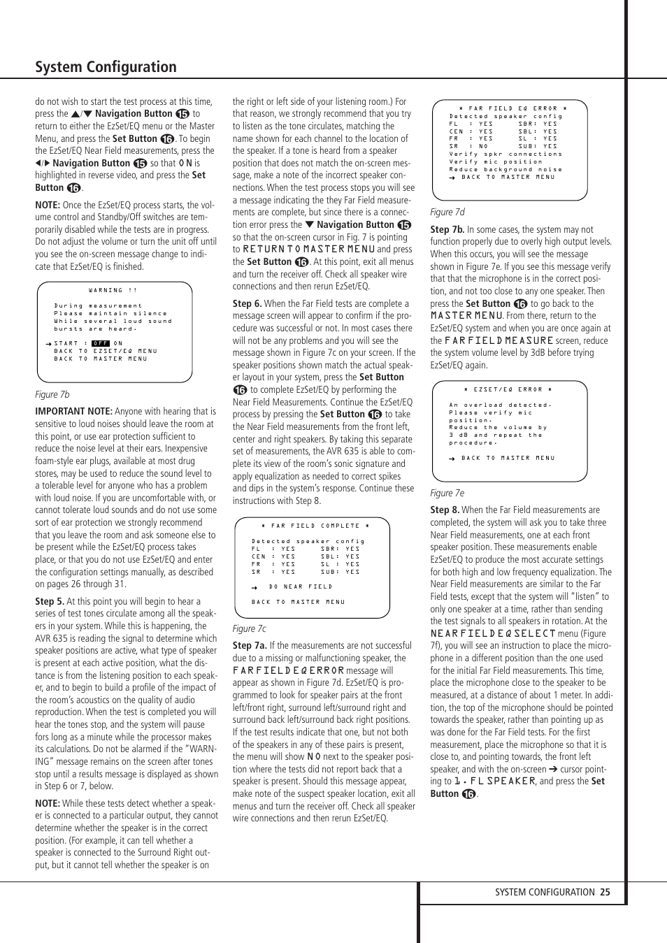 System configuration | Pacific Digital AVR 635 User Manual | Page 25 / 58